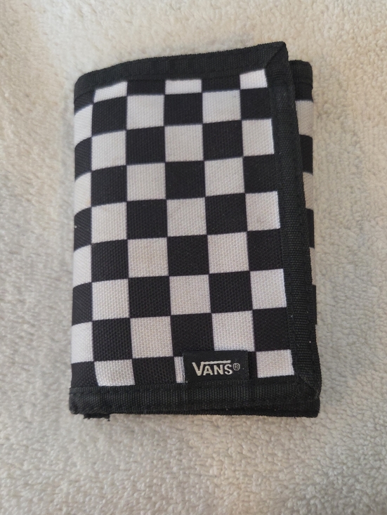 Vans Other - Vans Black & White Checkerboard Fold Wallet